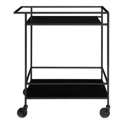 Vita Bar Trolley - svart serveringsvagn, 68x40x79cm