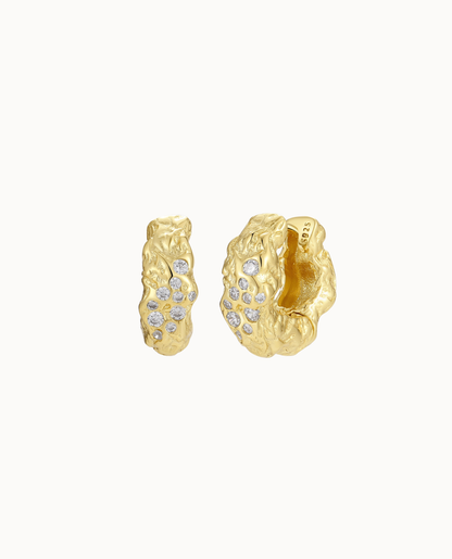 Tellus Earrings – Gold Plated Sterling Silver | NAVA Copenhagen