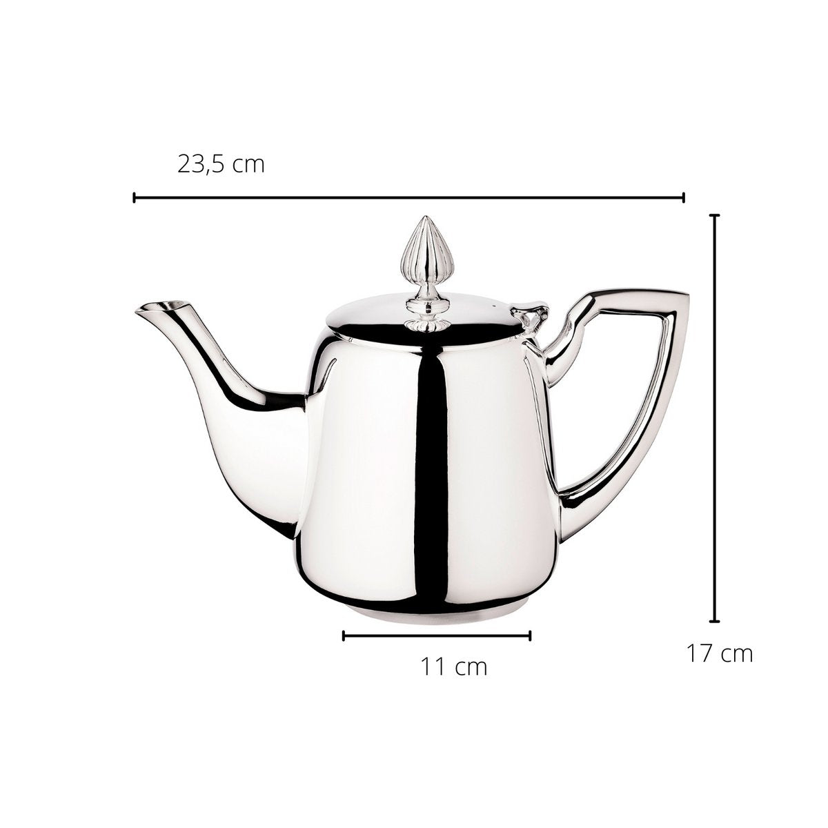 EDZARD | Teekanne Cimba – Versilberte Teekanne 0,85L