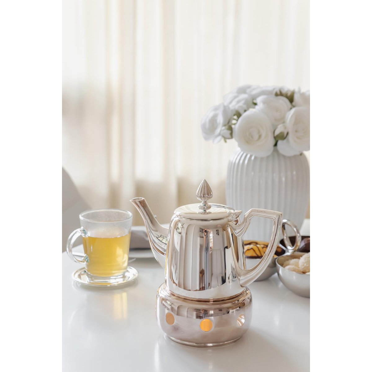 EDZARD | Cimba Teapot – Silverpläterad tekanna 0,85L