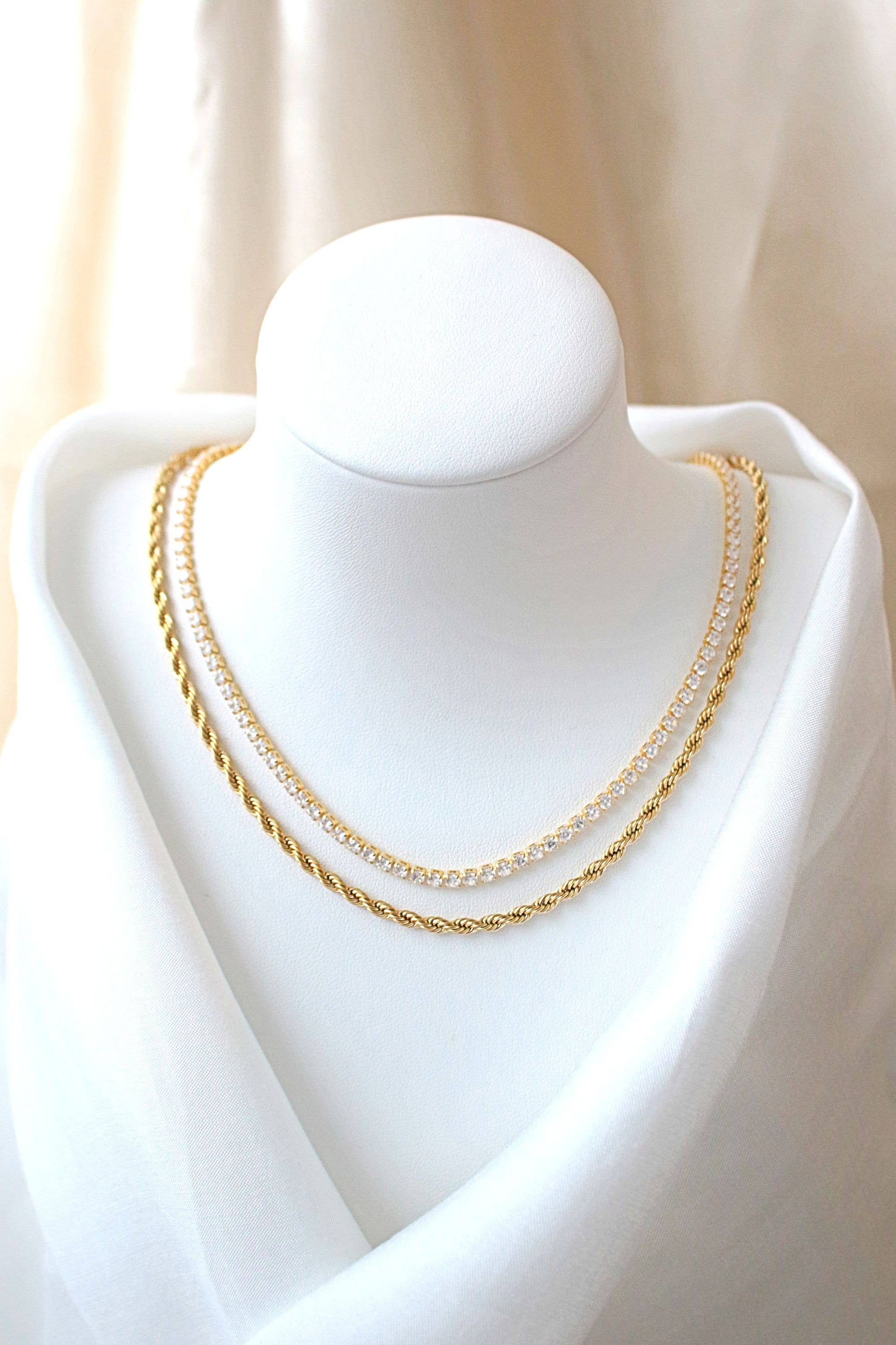 Schlangenkettenhalsband | 24k Vergoldet