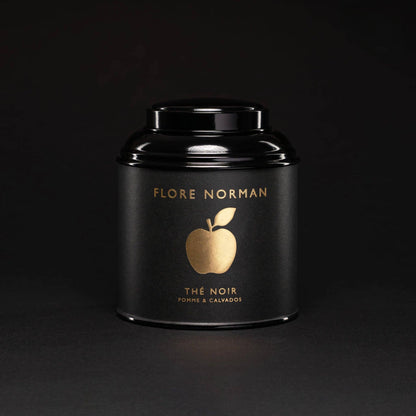Flore Norman – Äpple | Svart te med äpple &amp; Calvados Pays d’Auge (100 g)