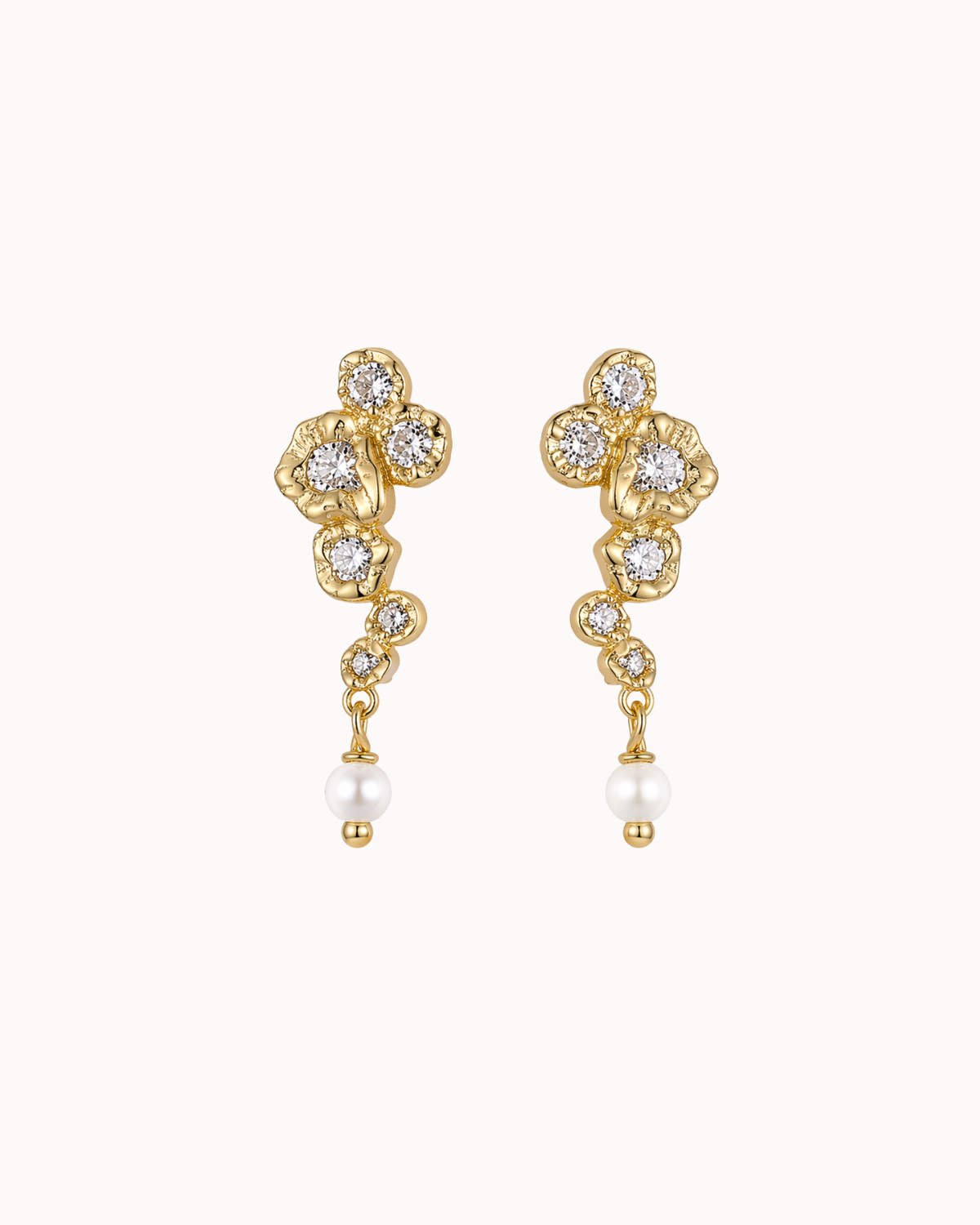 Solenne Earrings – 18K Gold-Plated Sterling Silver