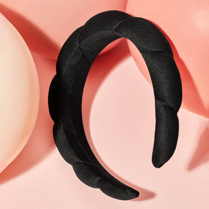 Kitsch Recycled Padded Headband – Black | Vadderat Diadem