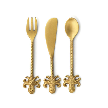 Octopus Spoon – liten handgjord serveringssked i mässing