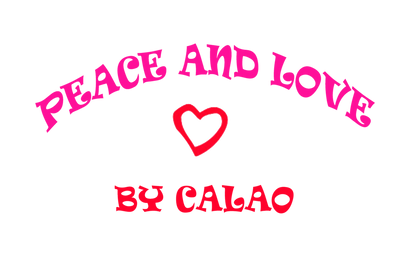 Cut-out Dress with Hole Embroidery, Peace &amp;amp; Love by Calao 